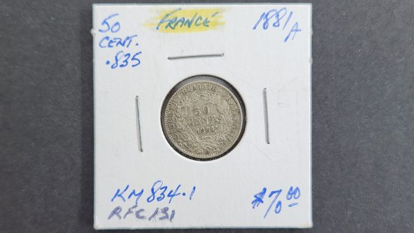 France 50 Centimes 1881A